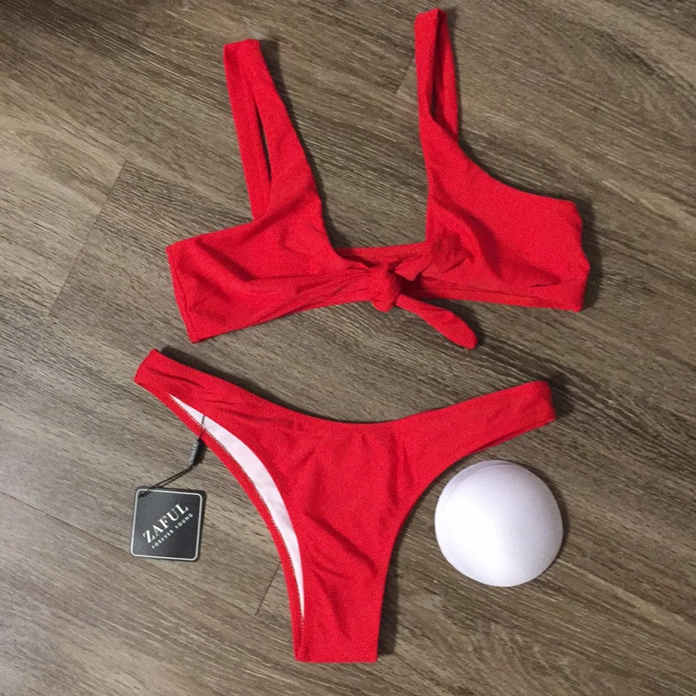Red bikini